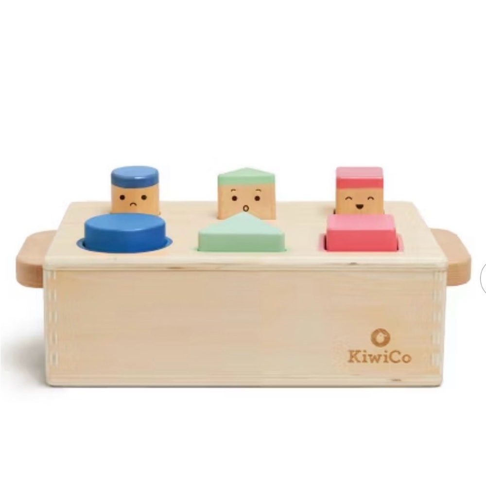 Hardly Used KiwiCo Pop-Up Shape Sorter Wooden Toy Activity Play Center - Picture 2 of 4